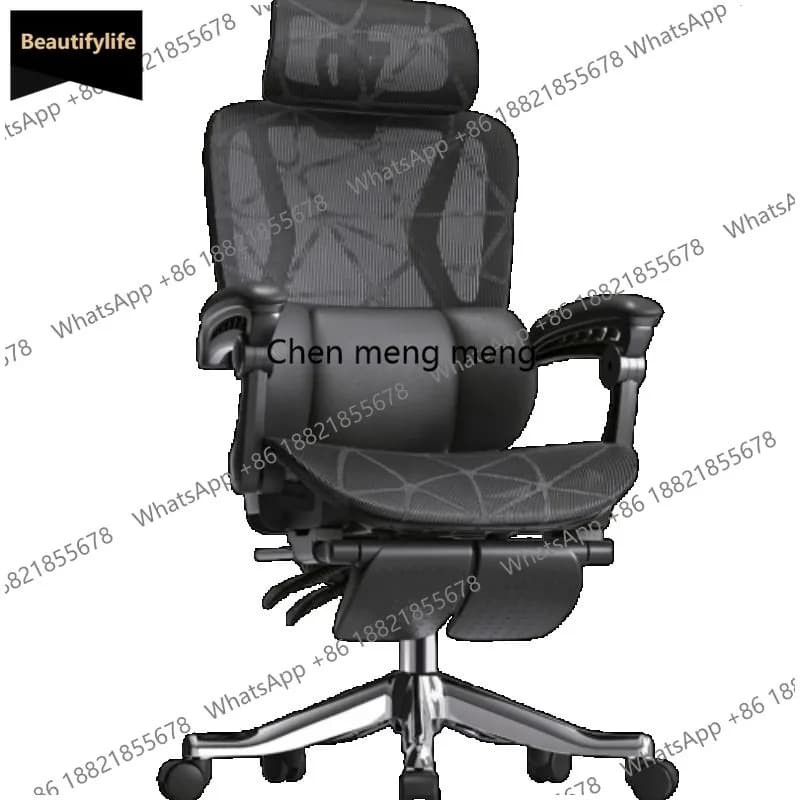 Sedia da Ufficio Ergonomica B567 con Ruote, Design Moderno e Lussuoso, Organizer Integrato, Cadeiras De Escritorio, Arredamento per Casa