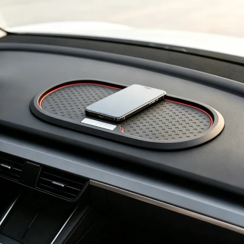 Multi-functional Car Dashboard Anti-slip Mat Durable Phone Holder Pad Non Slip Mat for Automobile Console