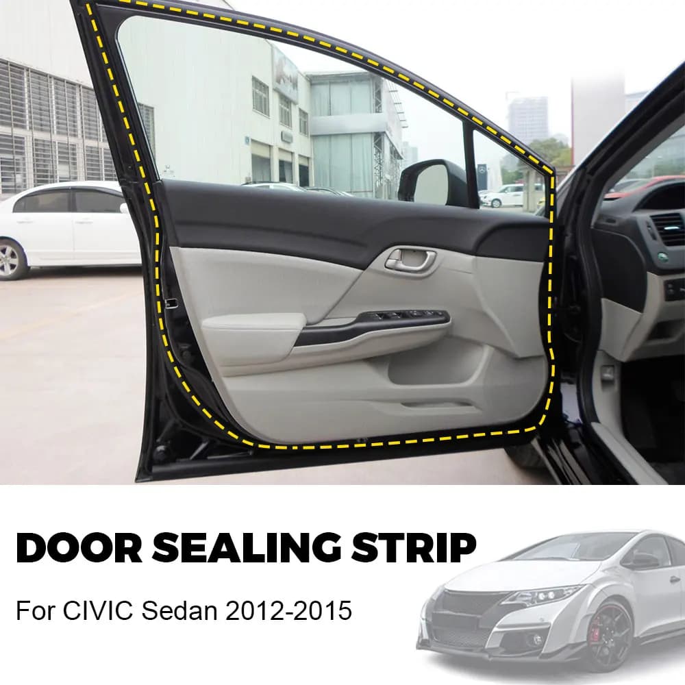 Auto Porta Guarnizione Modanatura Striscia di Tenuta Anteriore Posteriore Sinistra Destra Per Honda Civic 2012 2013 2014 2015 72350-SNE-A01