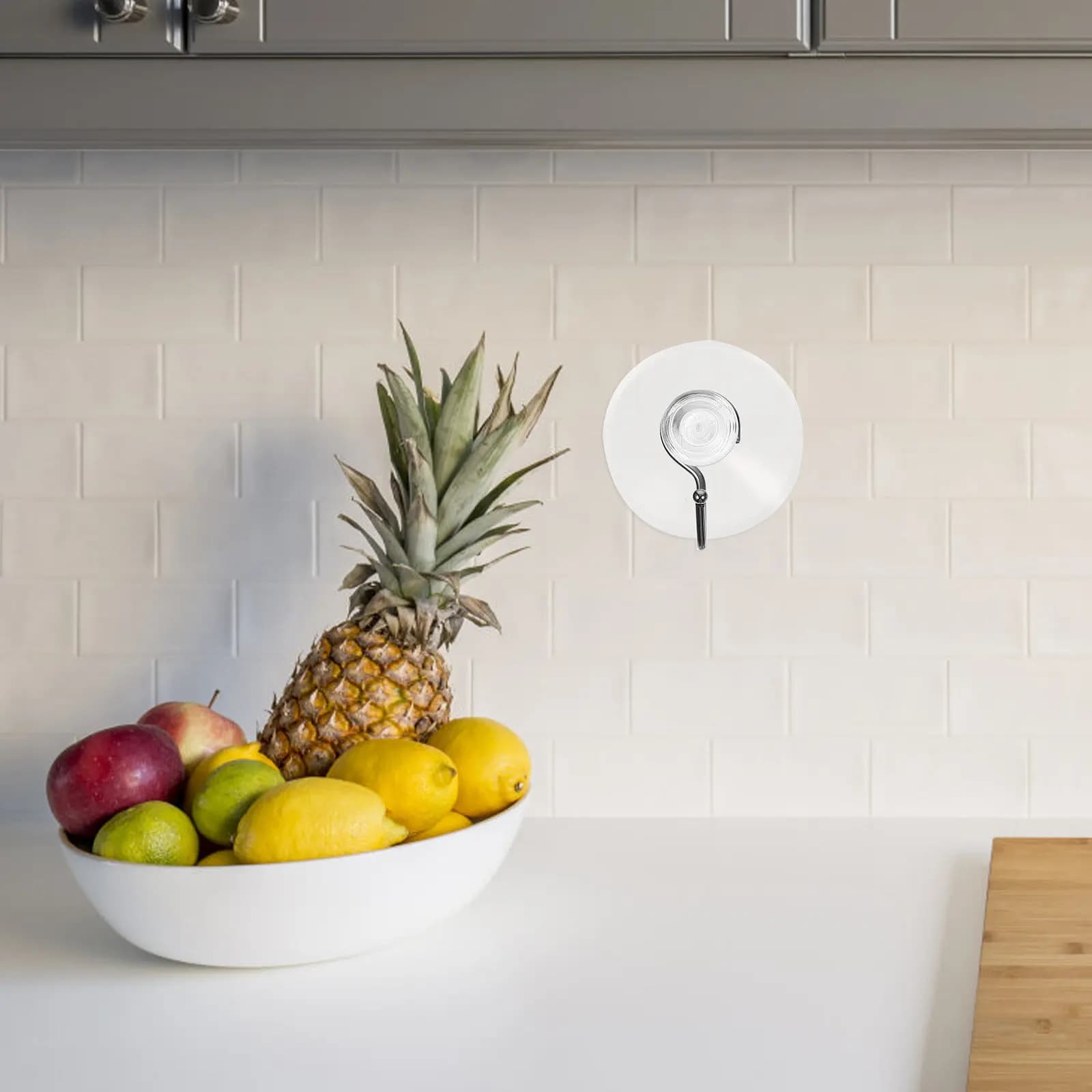 10 Pezzi Ganci a Ventosa Trasparenti Resistenti Riutilizzabili per Doccia, Bagno, Cucina, Specchio, Finestra, Superfici Metalliche