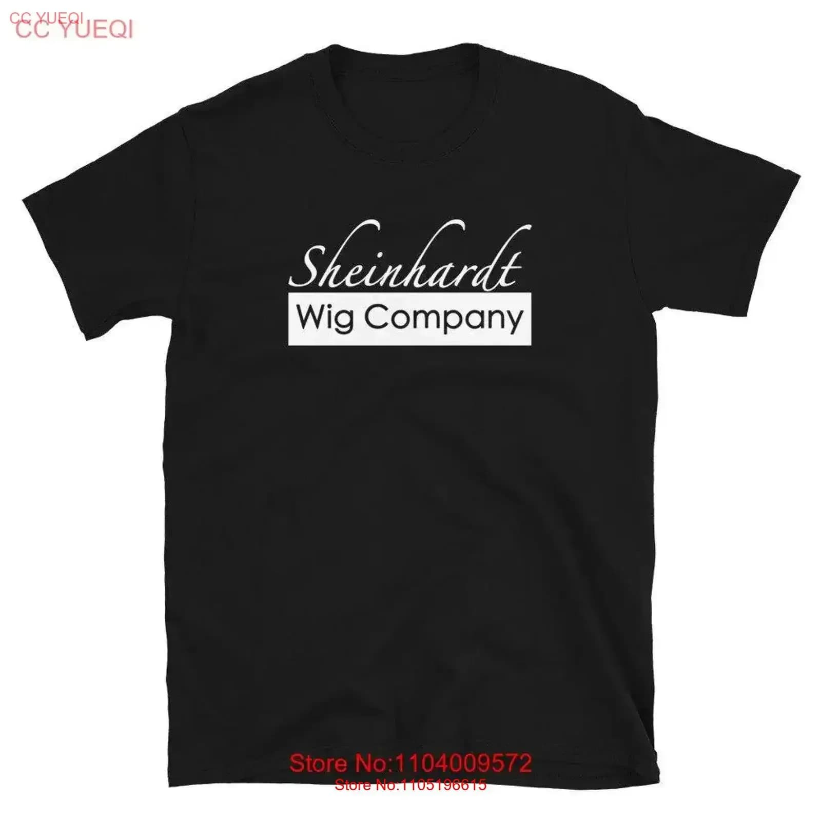 Sheinhardt Wig Company T Shirt Parodia Cultura pop vintage lavato allungato Top unisex per l'uso quotidiano grafico homme