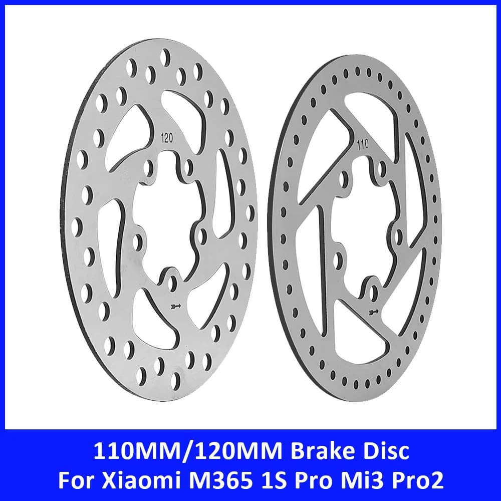 110 MILLIMETRI 120 MILLIMETRI 5 Fori Disco Freno per Xiaomi M365 1S Pro Mi3 Pro2 Scooter Elettrico Accessori Disco Freno Rotore Pad Parte di Ricambio