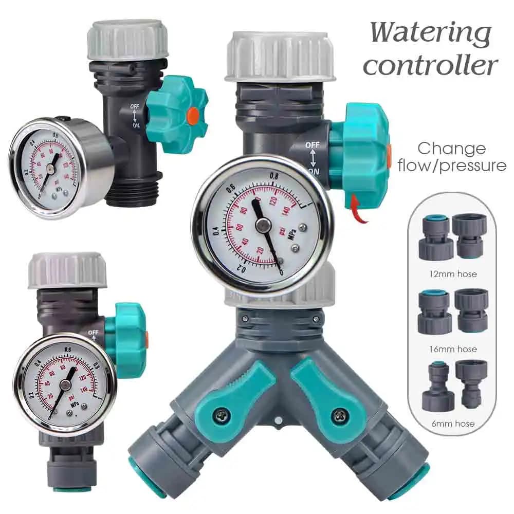 3/4 '' for OD 6/12/16mm Water Faucet Garden Pipe Connector Pressure Regulating Valve Adjustable Reducer Joint Pipe Mating Adapter