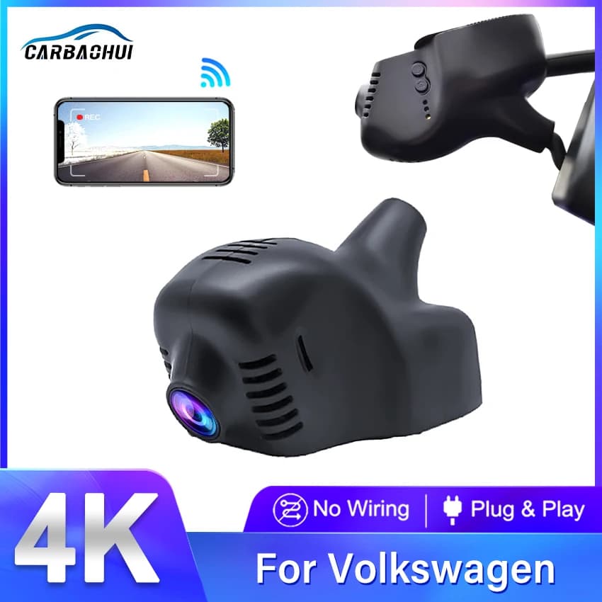 DVR camera for 4K 2160P HD car with Wi-Fi, VW Sagitar Bora GOLF Magotan Multivan Touran and Skoda