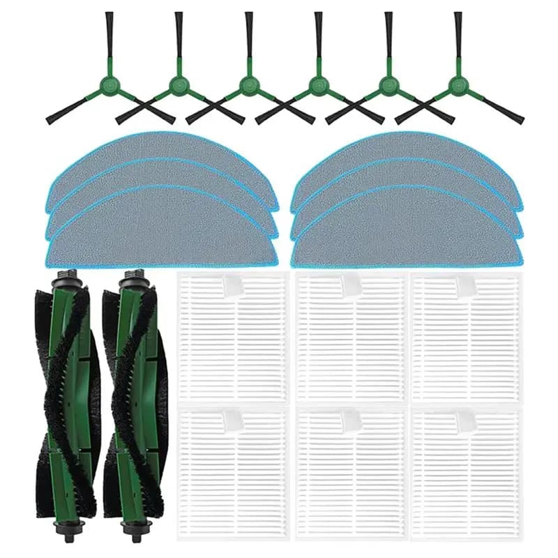 Parti di Ricambio ABUS per Combo Essential/Vac Essential - Spazzola Principale, Filtro HEPA, Accessori per Robot Aspirapolvere