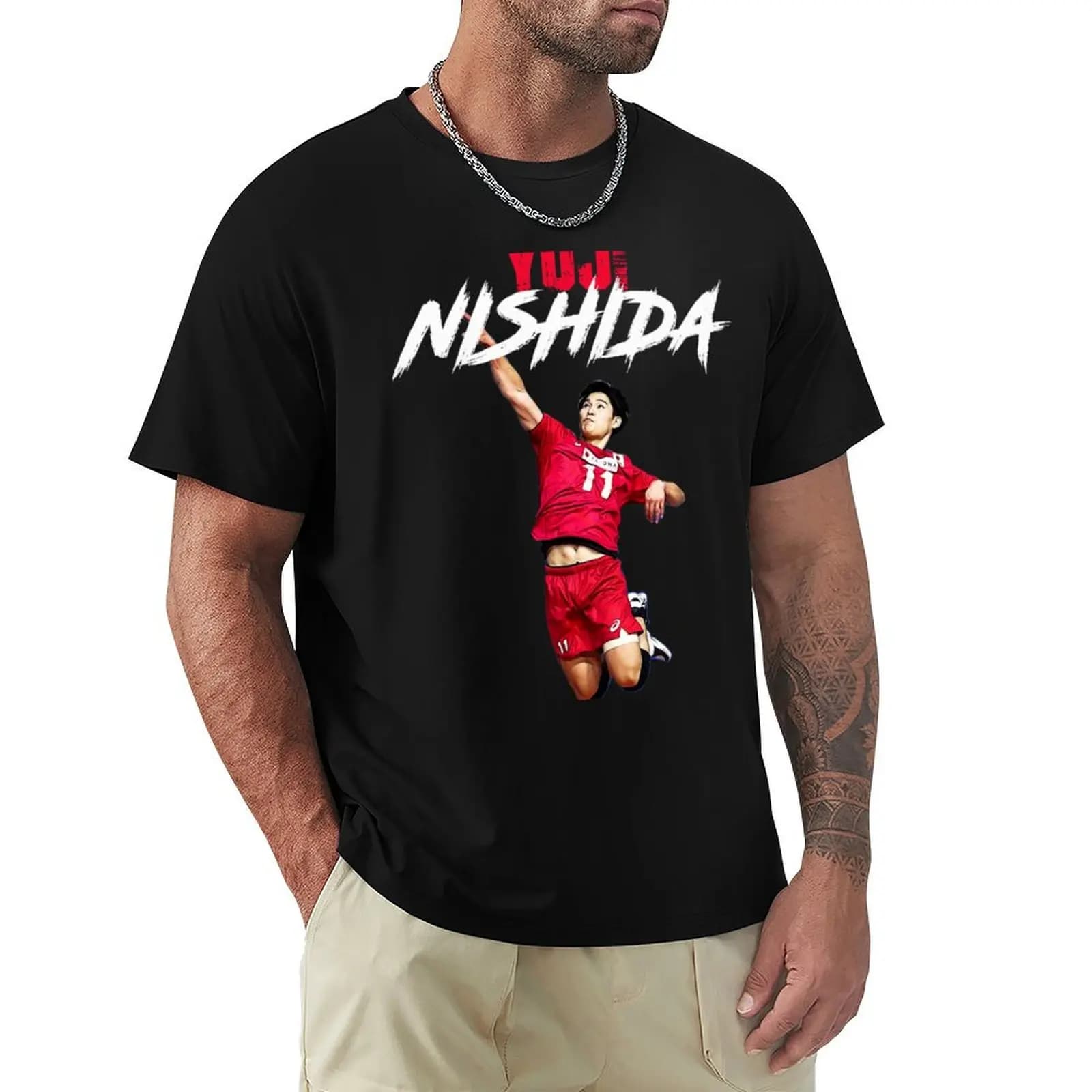 T-shirt sportiva a maniche corte Yuji Nishida Japan Volleyball T-Shirt