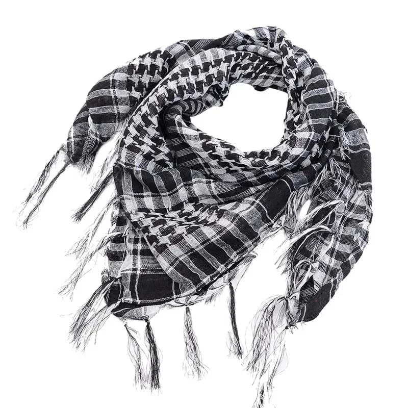 1/2pcs Military Tactical Desert Hijab Scarf Muslim Headscarf Islam Arab Keffiyeh Head Neck Scarves Wrap for Men and Women