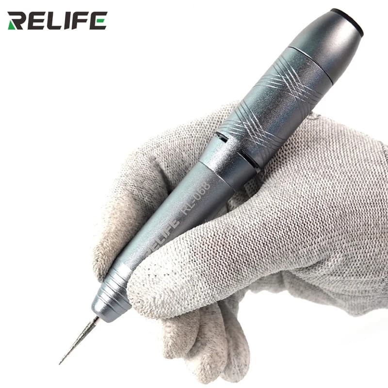 RELIFE RL-068 Penna abrasiva con regolazione elettrica per telefono cellulare CPU Riparazione utensile da taglio Mini kit macchina per penna lucidante per molatura