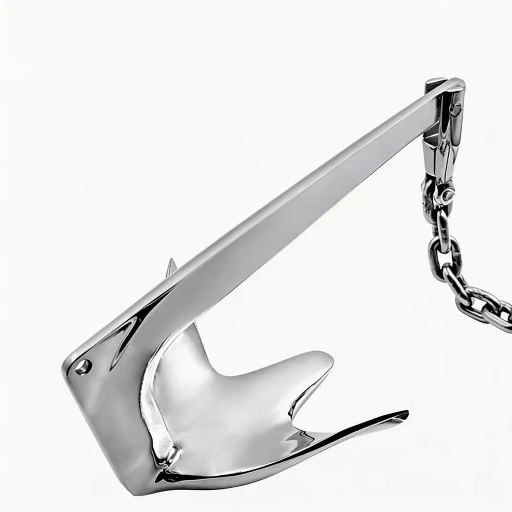 Bruce Claw Boat Anchor 15KG 316 Stainless‑Steel High‑Holding Mooring Hardware for Yacht Fishing Boat Kayak Inflatable Vessel