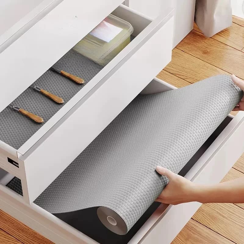2Pcs/Kitchen Drawer Liner Paper Moisture-Proof, Oil-Proof, Waterproof, Mildew-Proof Placemat, Non-Slip Heat Insulation Pad