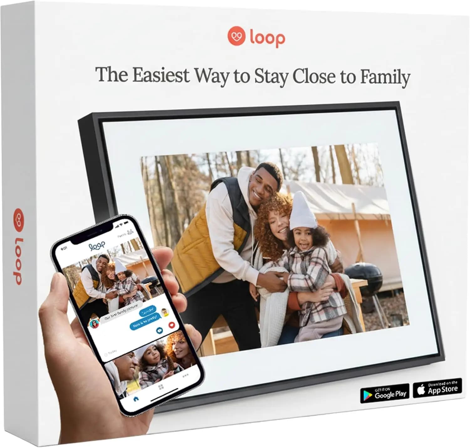 Wi-Fi Digital Picture Frame 10-Inch Touch Screen, App & Text Photo Sharing, Smart Home Gift for Family