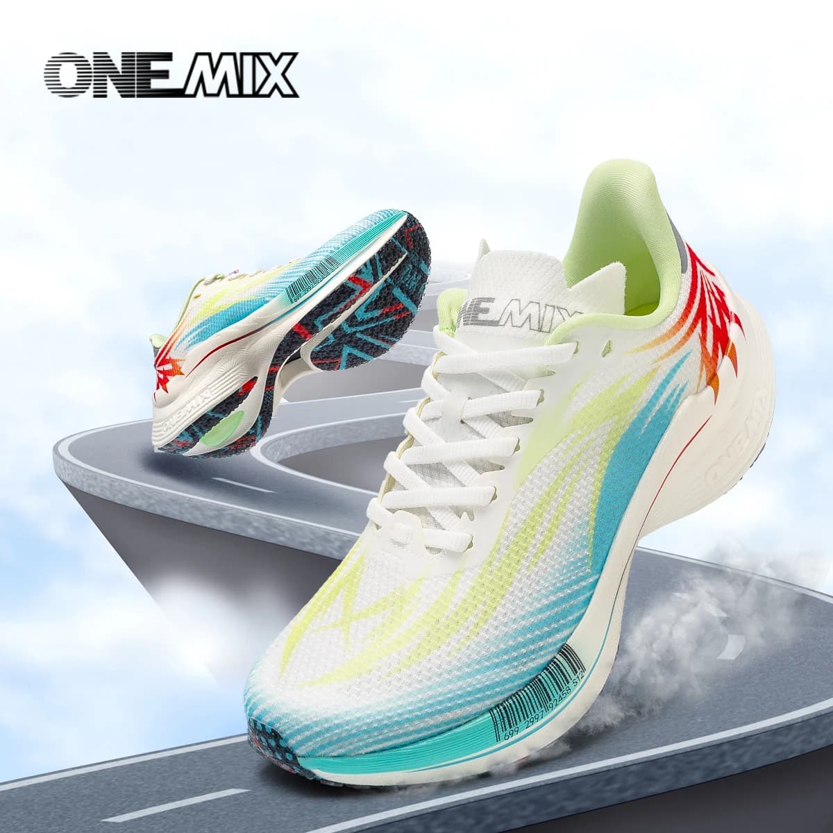 ONEMIX 2026 Nuove Scarpe da Corsa per Maratona, Traspiranti, Antiscivolo, Ammortizzanti per Uomo e Donna, Sneakers con Cuscinetto d'Aria