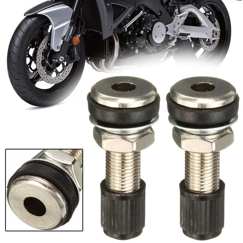 1/2pcs Zinc Alloy Motorcycle Wheel Valve Universal Waterproof Durable Tire Valve 32mm Tubeless Stem Caps