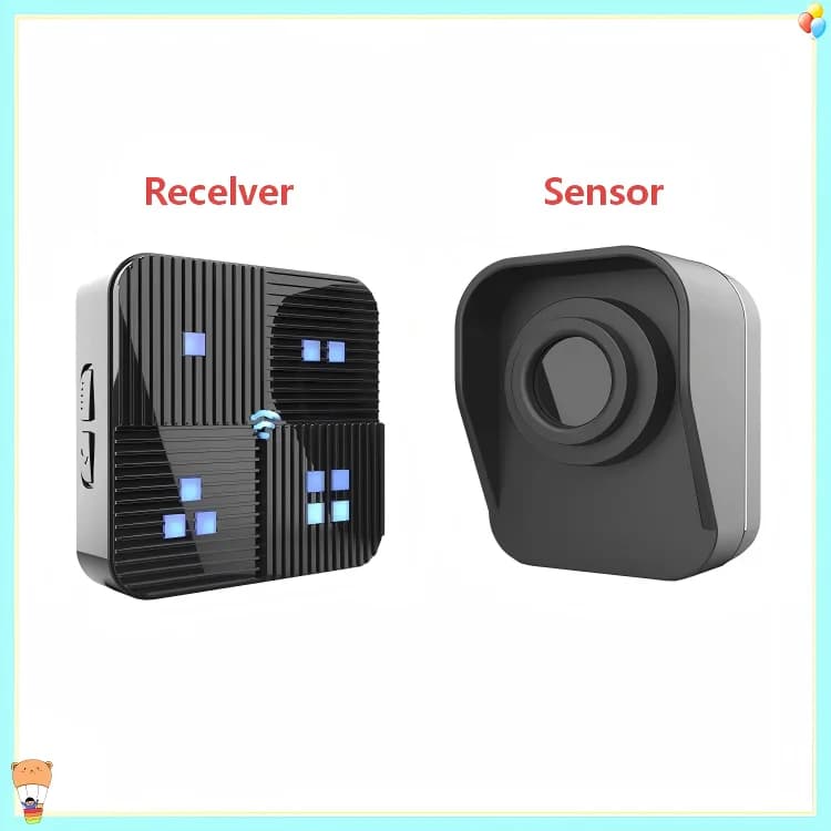 Wireless Driveway Alarm System IP65 Waterproof PIR Motion Sensors Fine Passage Alarm with Motion Sensor