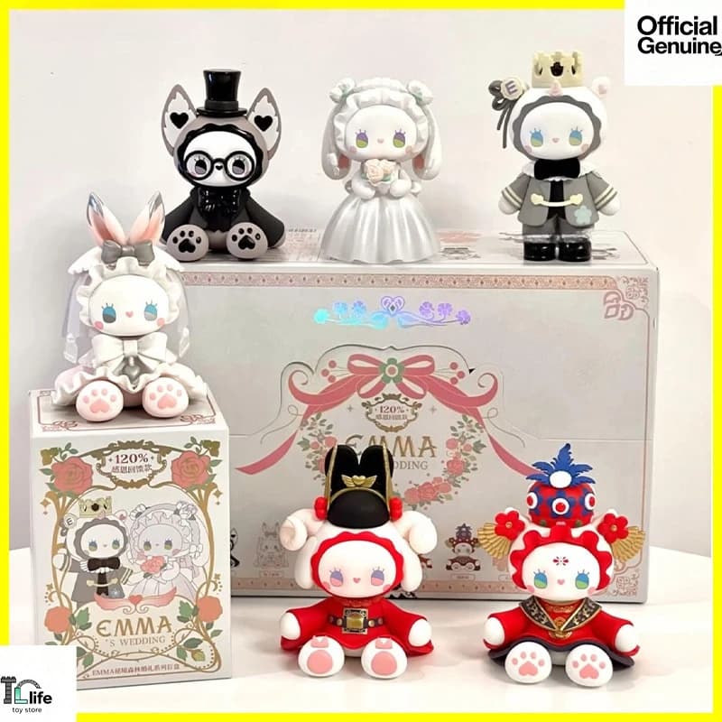 Emma Secret Forest Wedding Blind Box Matrimonio Bambola commemorativa Scatola misteriosa Simpatiche figure anime Ornamenti Modello Regalo a sorpresa Giocattolo