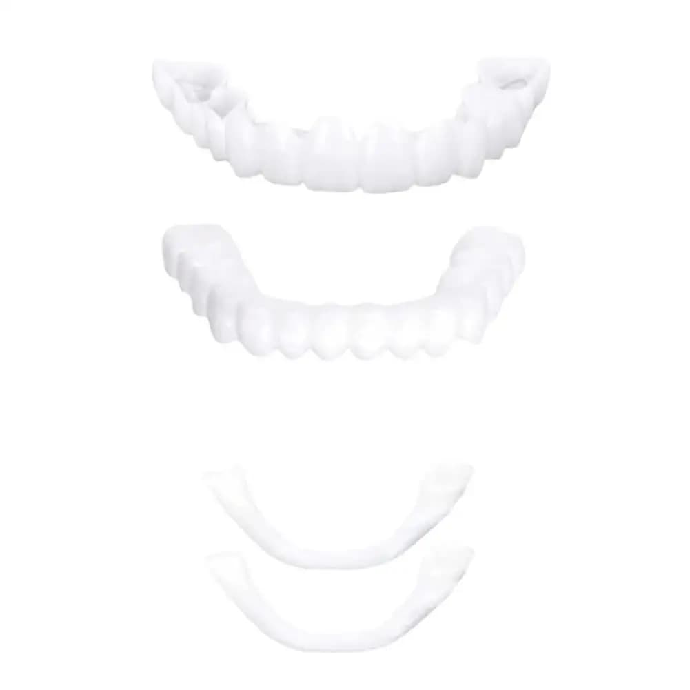 New Set of 3 Soft and Adjustable Unisex Dentarian Protectives with Case, Natural Tooth Kits to Wear Daily