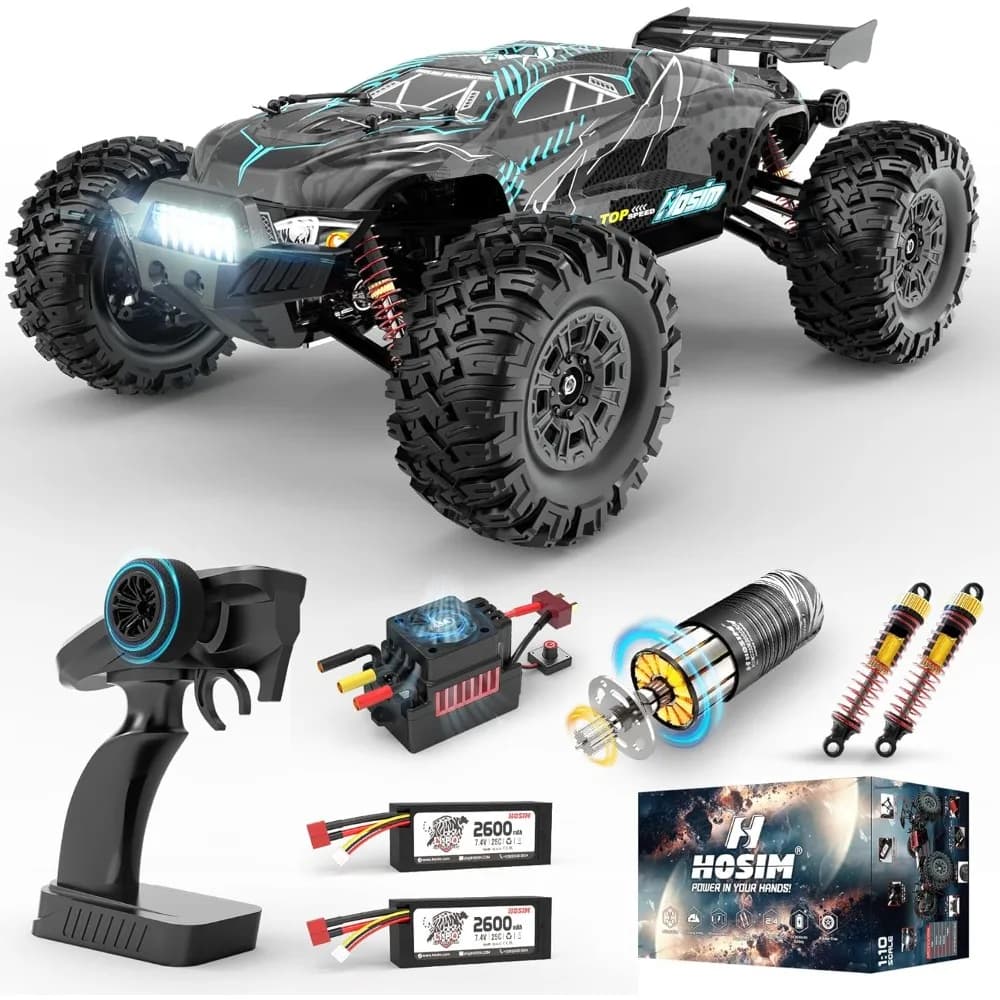 US Shipping Fast 68KM/H Off Road RC Cars Electric RTR Brushless Remote Control Car for Adults High Speed 4x4 Monster Truck