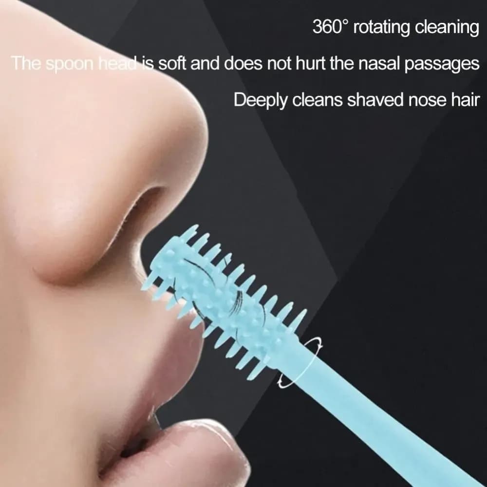 5Pcs Double Head Nose Hair Trimmer 360° Rotating Safe Manual Nose Hair Cutter Mini Washable Nose Hair beard grooming