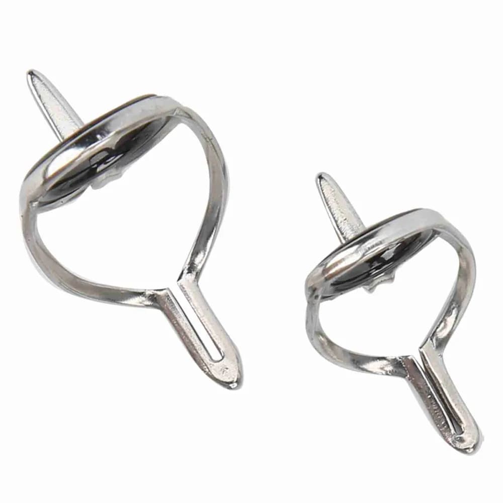Set di 11 Guide per Canna da Pesca a Mosca in Acciaio Inox, Leggero, Argento, Kit di Guide per Canna da Pesca di Diverse Dimensioni