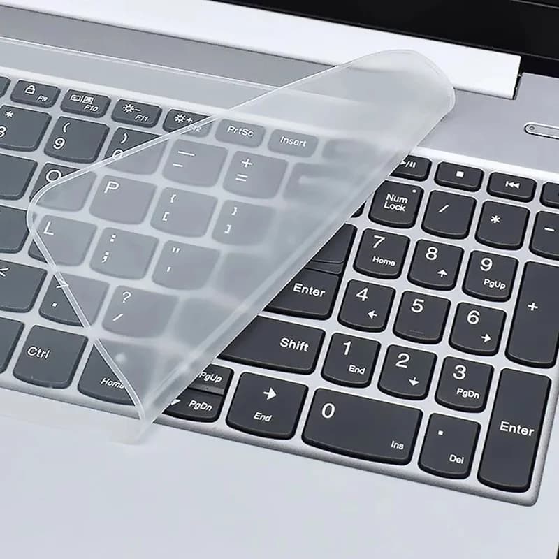 Copertura Protettiva Universale per Tastiera Laptop, Pellicola Impermeabile 13-14 15-17 Pollici, Copertura in Silicone Antipolvere per Tastiera Notebook