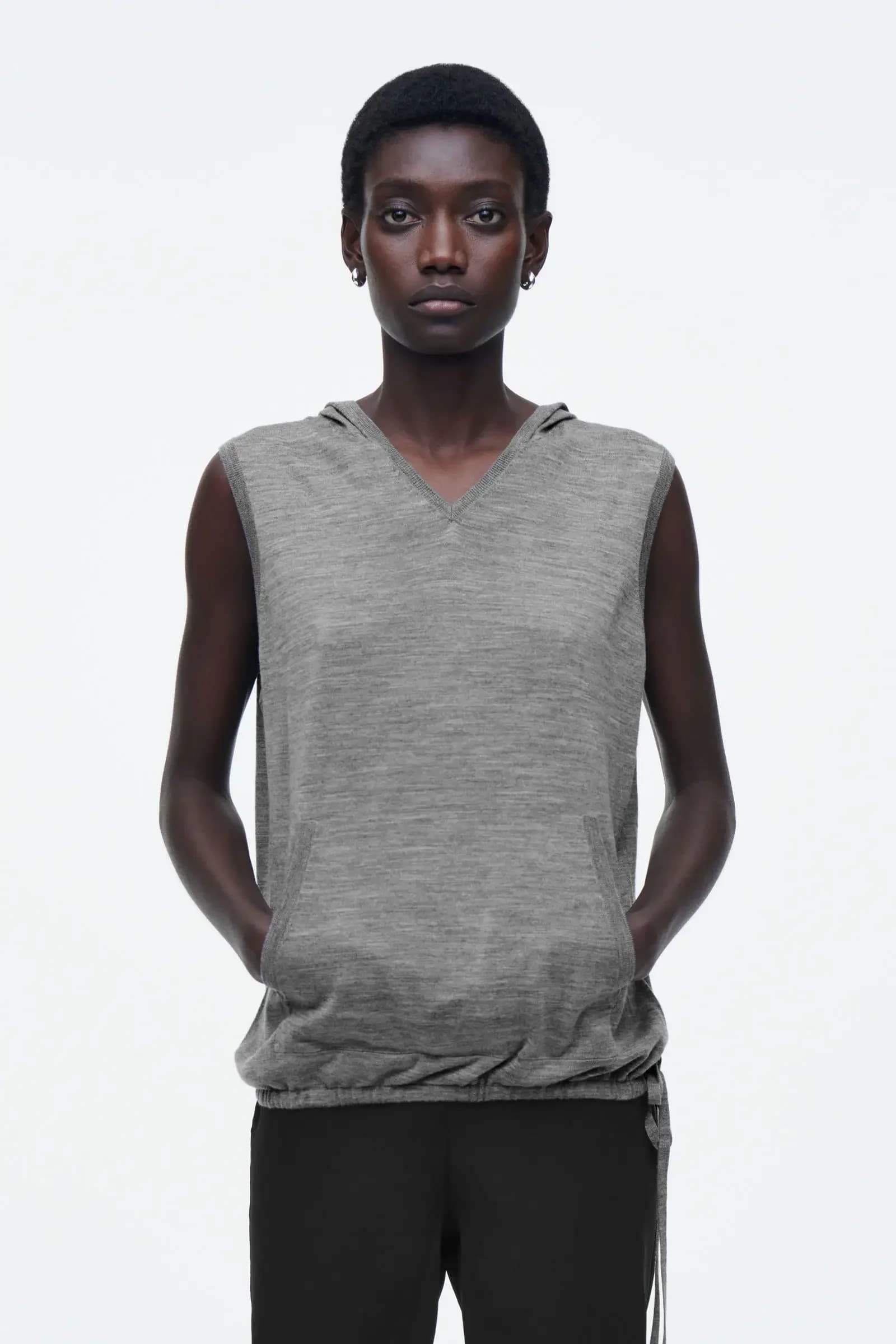 XIMIAN APPAREL Nuova Collezione Primavera 2026: Felpa Senza Maniche da Donna, Stile Casual e alla Moda, Modello Standard