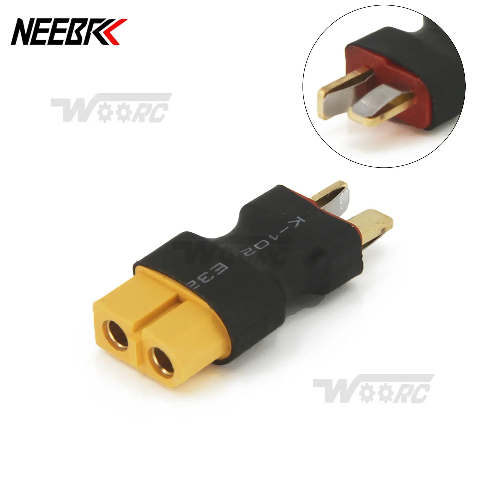 1 pcs RC XT60 Female To Deans Spina Male T Connector Car Adapter Fpv Lipo Battery ESC Switch Motor Accessories Wholesale