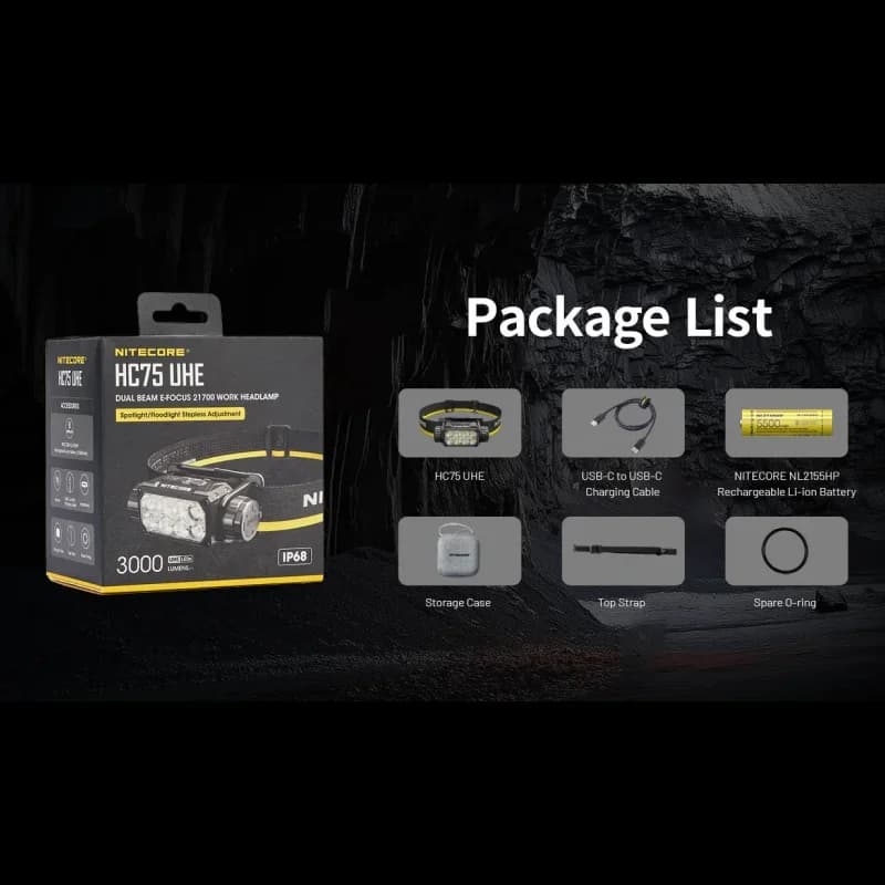 NITECORE HC75 UHE Headlamp