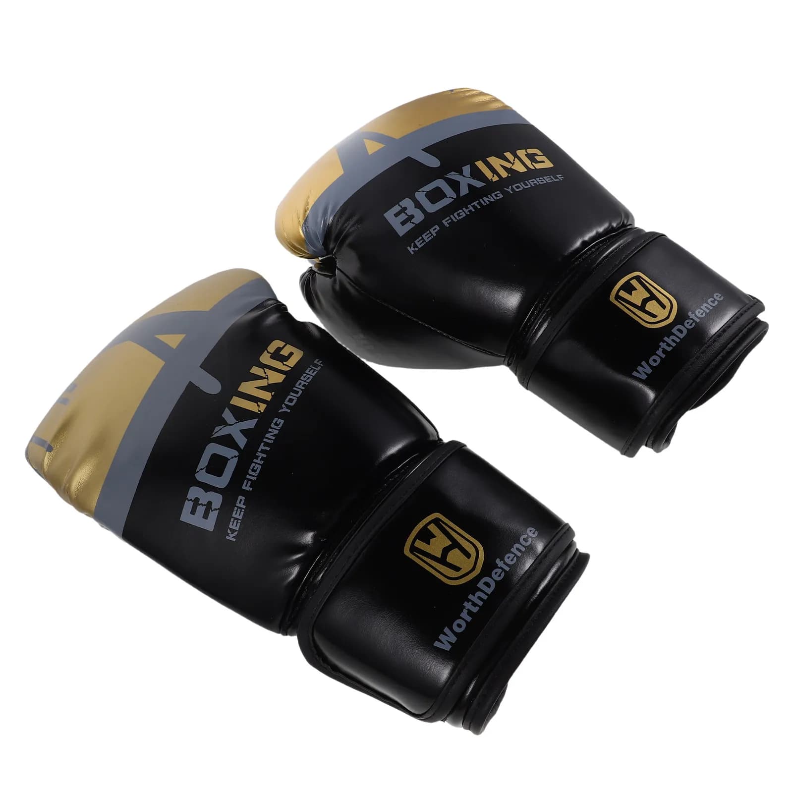 1 paio di guanti da boxe unisex, guanti da allenamento imbottiti e traspiranti con supporto per il polso con chiusura a strappo per sparring, kickboxing, muay thai
