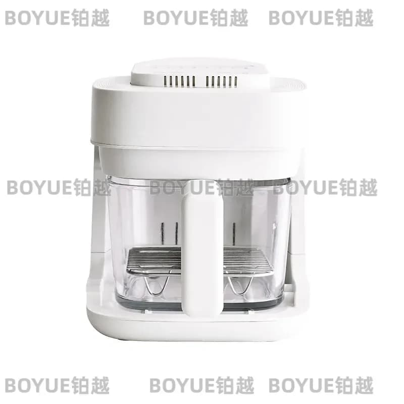 Glass Air Fryer Smart Electric Oven Visible Cooking Multifunctional Kitchen Appliance No Flip Required Healthy Oil