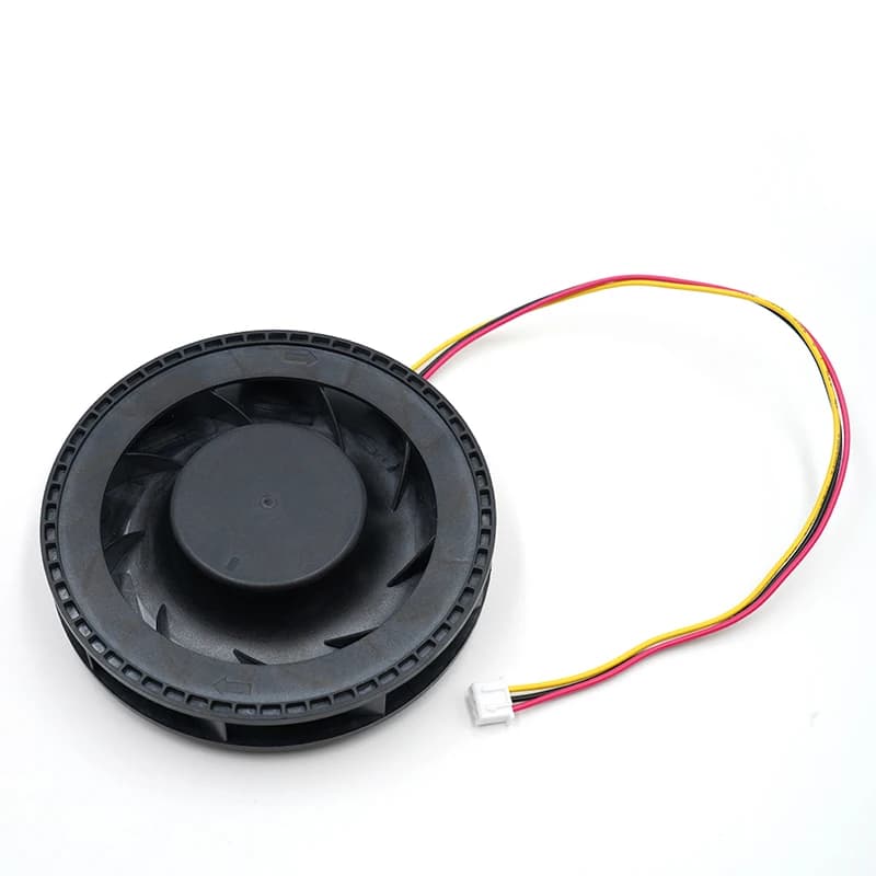 ventilatore 100*25mm 120*25mm 10025 12025 DC24V 12V ventilatore d'aria, ventilatore centrifugo, motore DC senza spazzole, purificatore d'aria per auto con cuscinetto a sfera