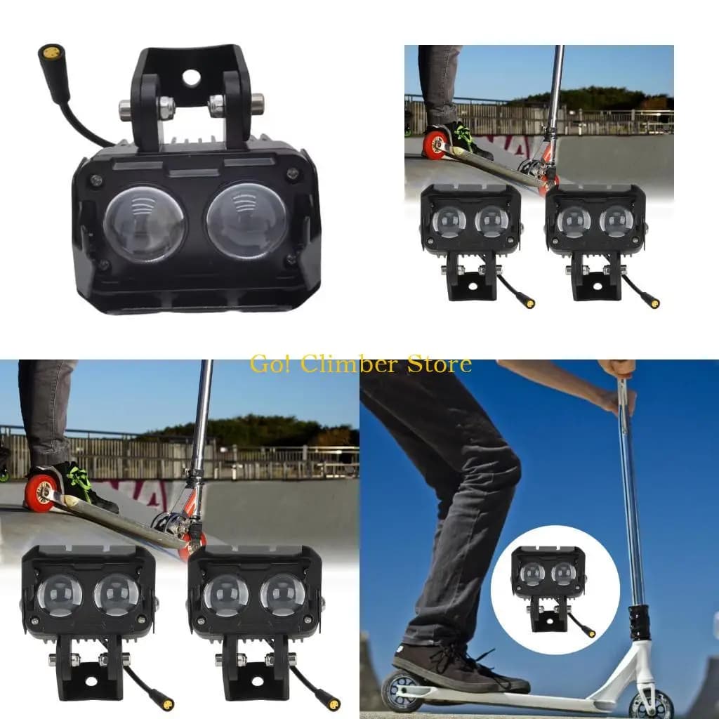 Q84C Impermeabile Kukirin G3Pro Scooter Luce anteriore Portatile Installa facilmente il faro dello scooter durante il ciclismo