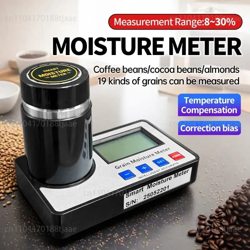 Grain GM006 Moisture Tester Coffee Beans Cocoa Beans Grain Moisture Tester Moisture Tester