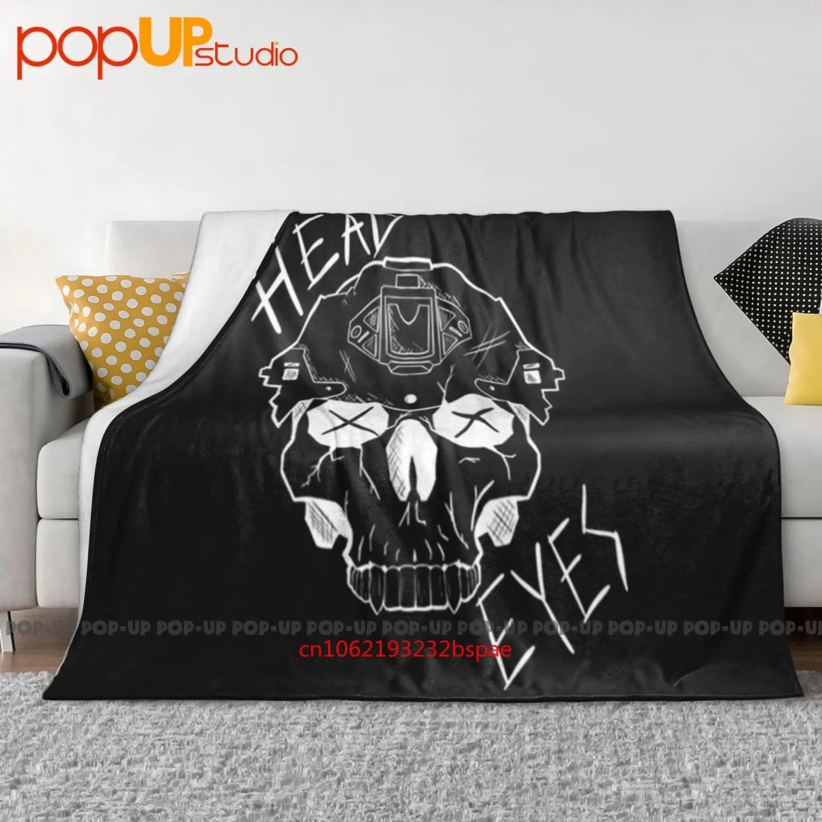 Fuga da Tarkov Head Eyes Coperta ultra morbida Trapunta Copridivano invernale Copriletto