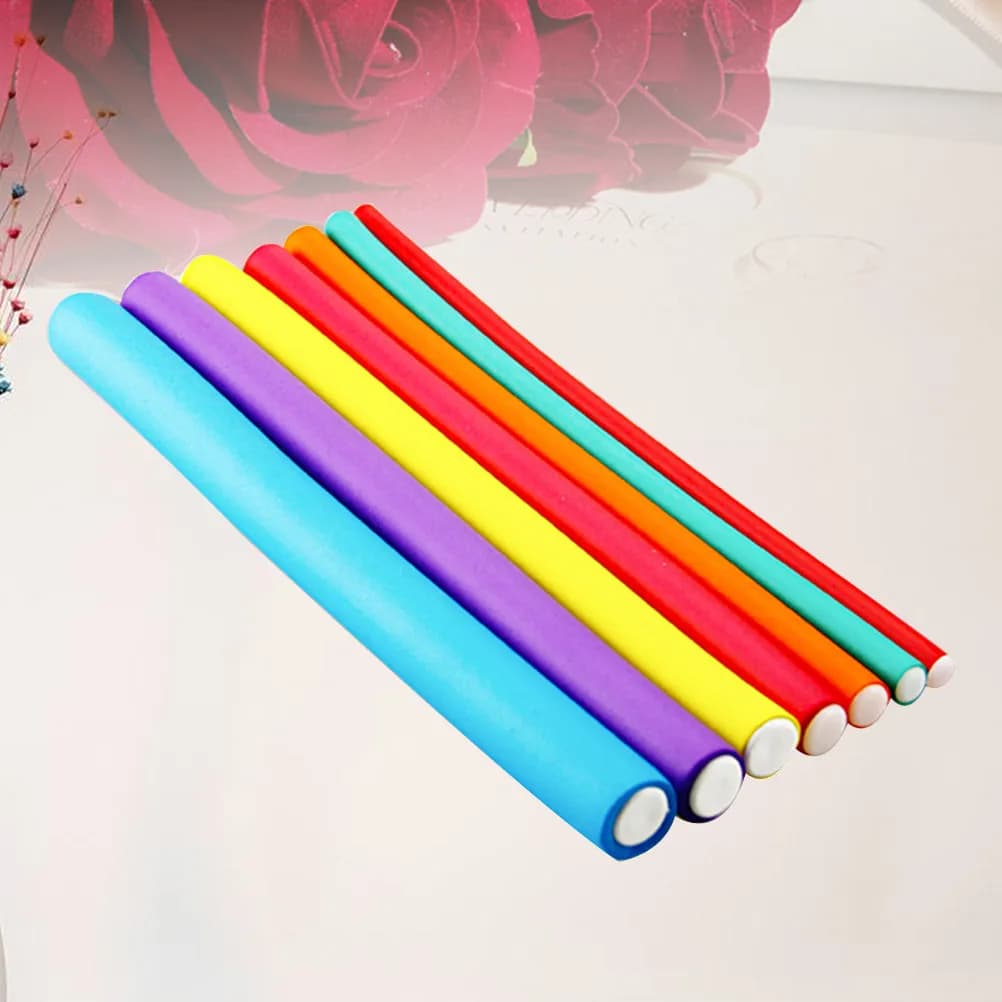 20 Pieces Universal Bigodini in Foam for Hair, No Damage, Surface Lyscia, Cold curlers for Women and Girls, Home Use Fai-da-Te, at Spirale