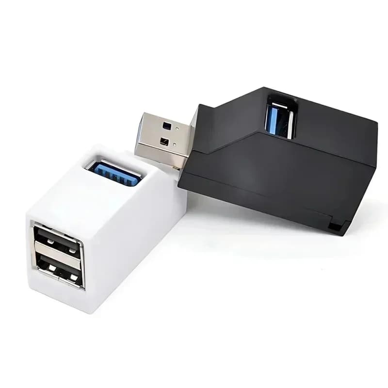 1/2pcs USB Expansion Dock Multi-Port Splitter Type Converter Hub External USB Drive One-in Three-out Data Transfer Device