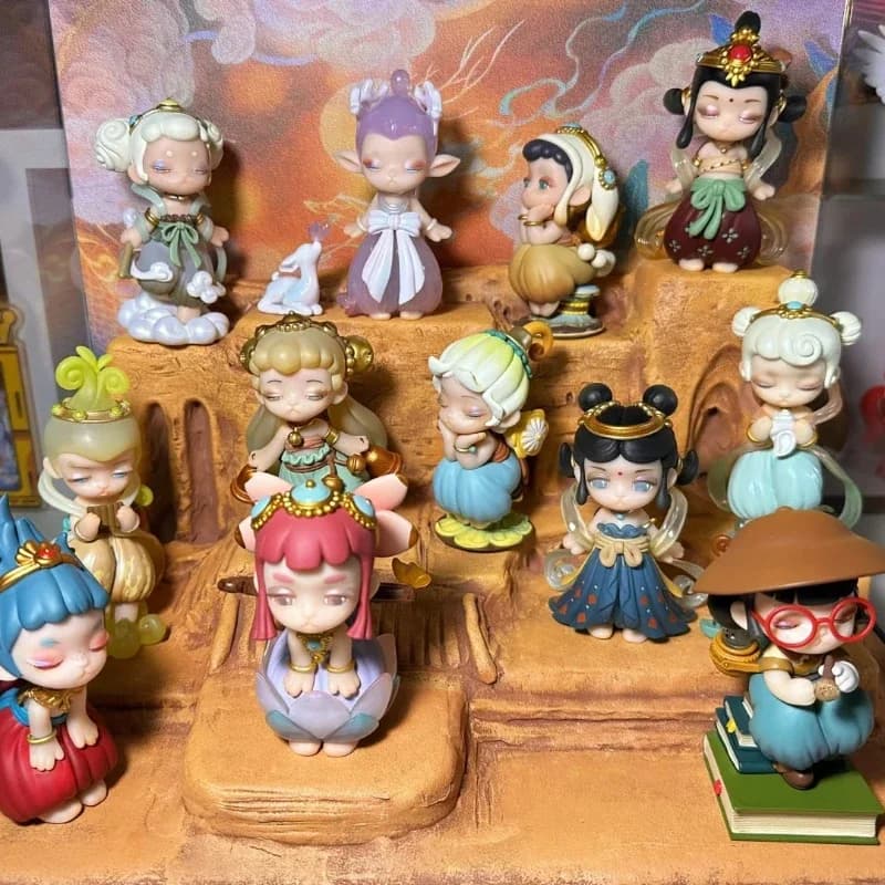 Aroma Princess Serie di spettacoli musicali e danza Scatola misteriosa Spice Princess Action Figure Decorazioni per scrivania a sorpresa Giocattoli Scatola cieca