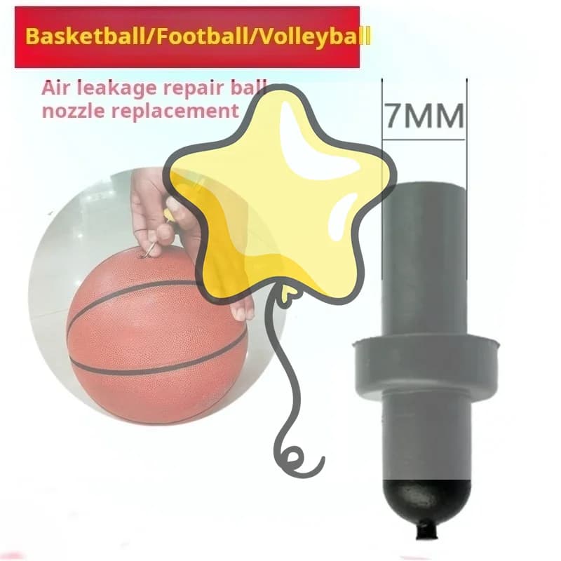 4PCS Basketball Nozzle Ball Nozzle Replacement Air Leak Repair Valve Core Inflatable Basketball Football Volleyball Universal