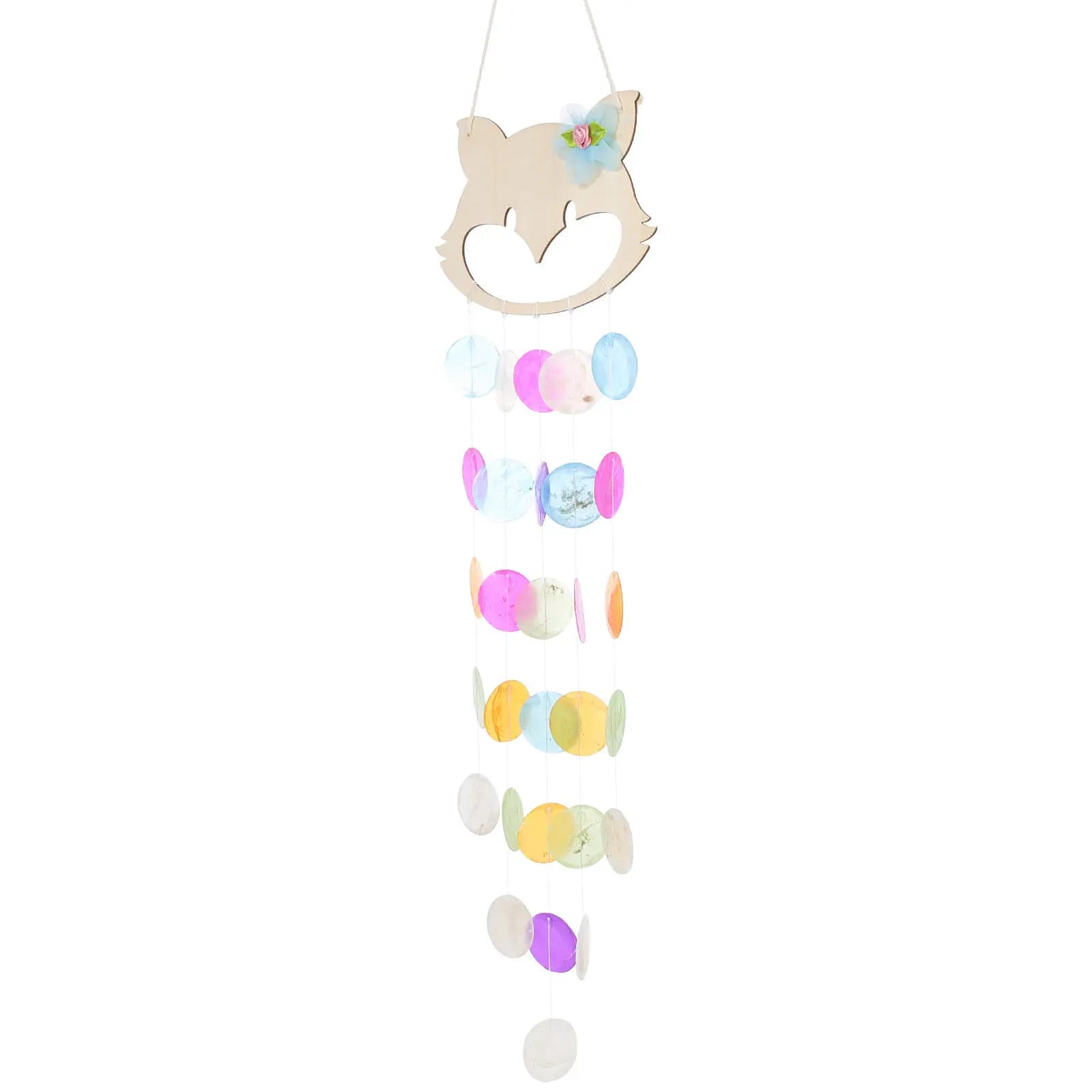 Lovely Seashell Wind Chime Decor Handmade Shell Collisions Create Soothing Sound Bedroom Balcony Garden Wall Hanging Home