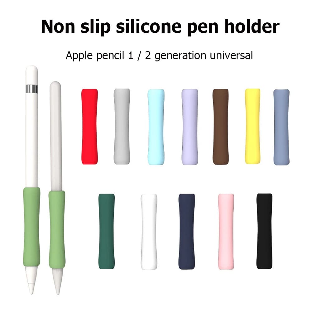 Tablet Touch Pen Grip Case matita in Silicone per Apple Pencil 1/2 custodia antiscivolo per Tablet Touch Pen Grip Holder
