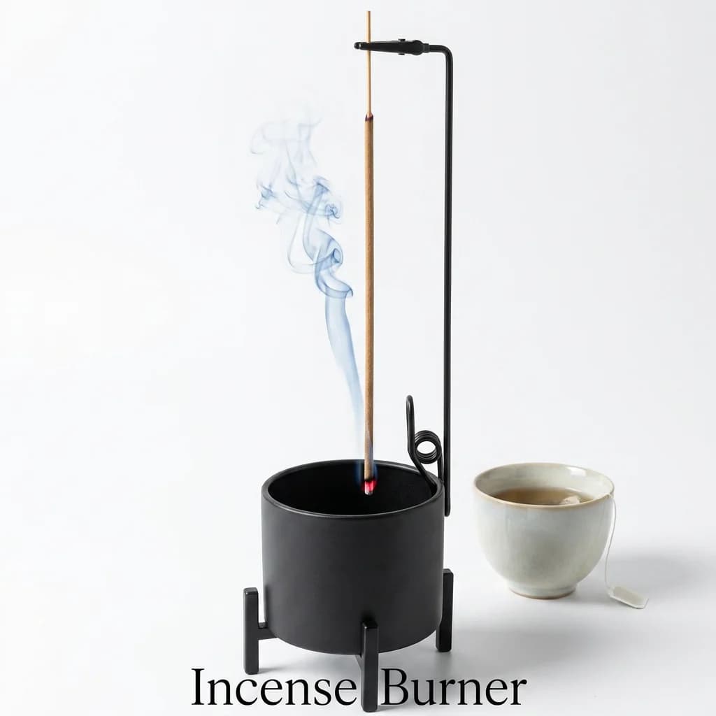 Creative Upside Down Incense Burner Incense Stick Holder Metal Anti-Ash Design Incense stick Meditation Spa Room Home Yoga Decor