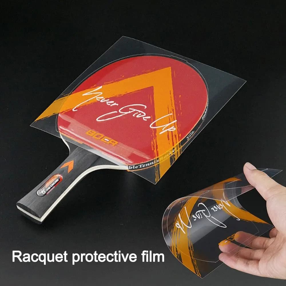 Ping Pong Ping Pong Protective Ping Pong Cover Transparent Sticky Ping Pong Protective Film Rubber Accessory For Tools