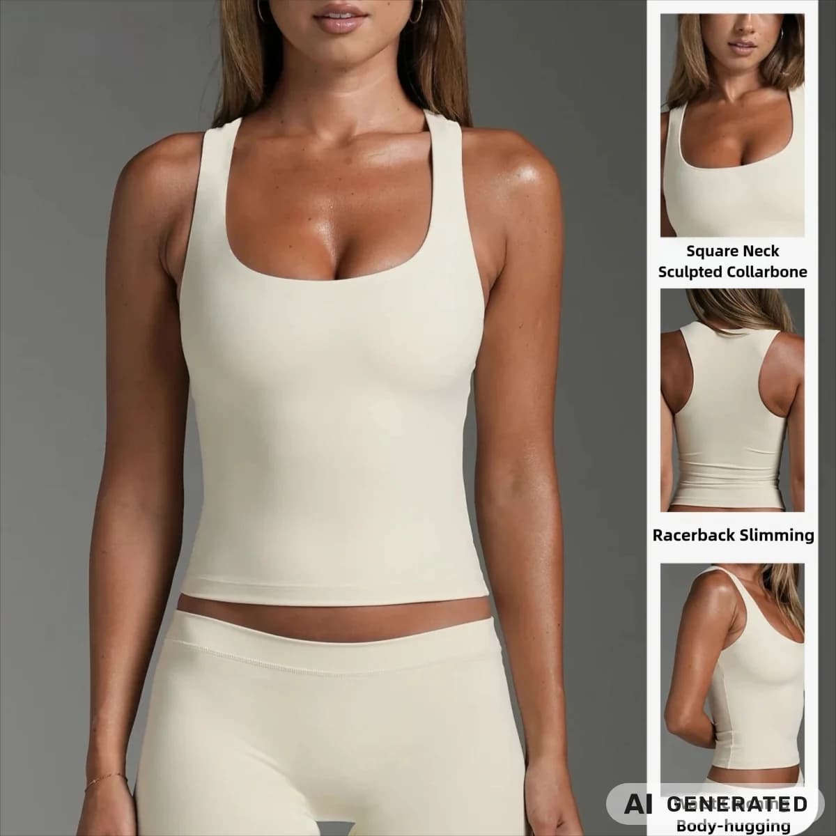 Women Racerback I Back Sports Tank Top Slim Quick Dry Moisture Wicking Yoga Gym Running Fitness Outerwear Top