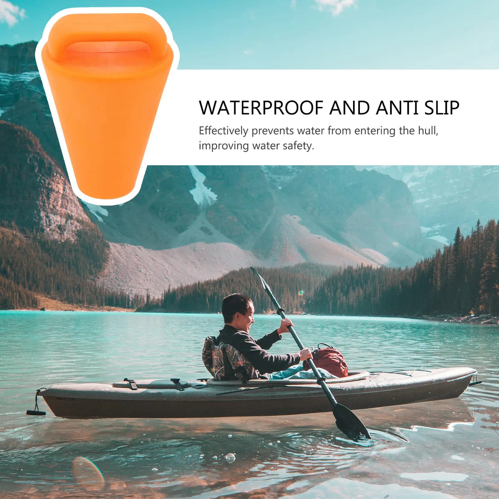 10 Pezzi Tappo di Scarico in TPE per Kayak, Canoa, Barca a Remi - Tappo di Scarico Marino Professionale Flessibile, Resistente e Antiruggine - Accessorio per Coperta Barca