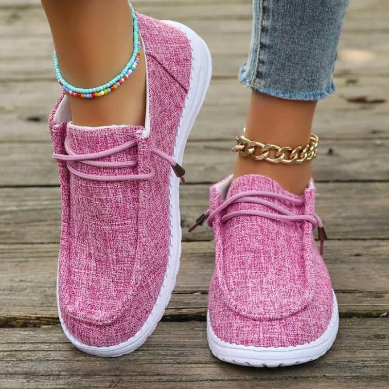 2024 autunno nuove donne Casual comode scarpe basse donna Solid Lace-up mocassini donna moda scarpe sportive Zapatos De Mujer