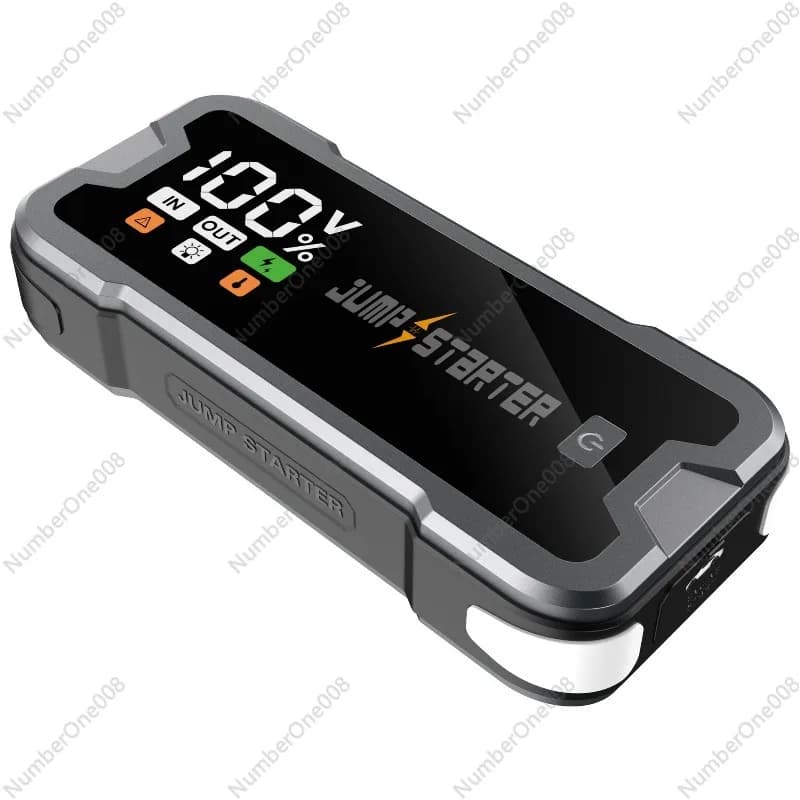 Nuovo Avviatore d'Emergenza per Auto 2025, 12000-30000mAh, Power Bank Portatile con Display LCD per Veicoli 12V, Booster Batteria di Emergenza con
