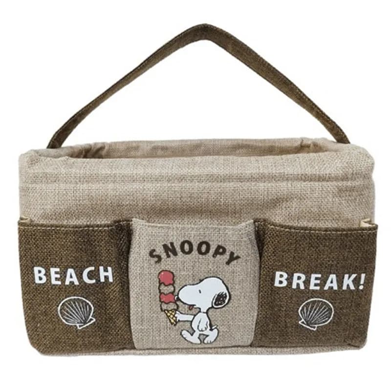 borsa per il pranzo Borsa per la scatola di immagazzinaggio del desktop Nuova borsa carina Snoopy del fumetto