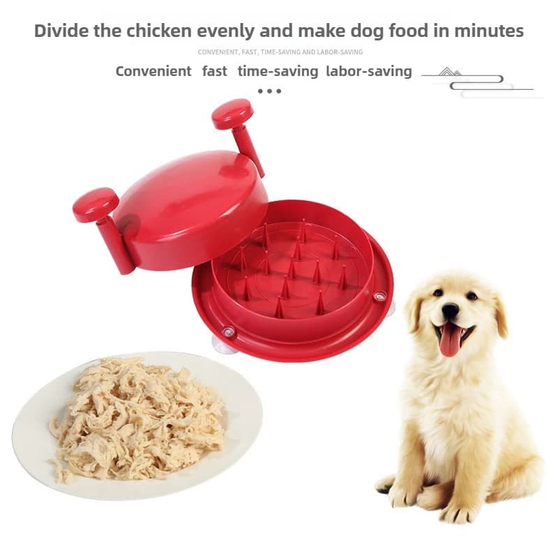 Cibo per animali domestici Tritacarne Ciotola per cani Trituratore per polli Affettatrice per carne multifunzione Materiale sicuro Facile da pulire Strumento da cucina per animali domestici che consente di risparmiare tempo