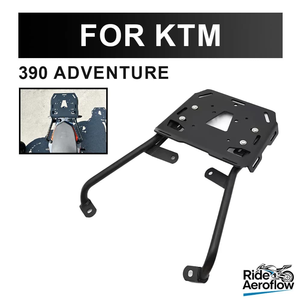 Portapacchi Posteriore per Moto KTM 390 ADV 2019 2020 2021 2022 2023 2024, Supporto per Bauletto