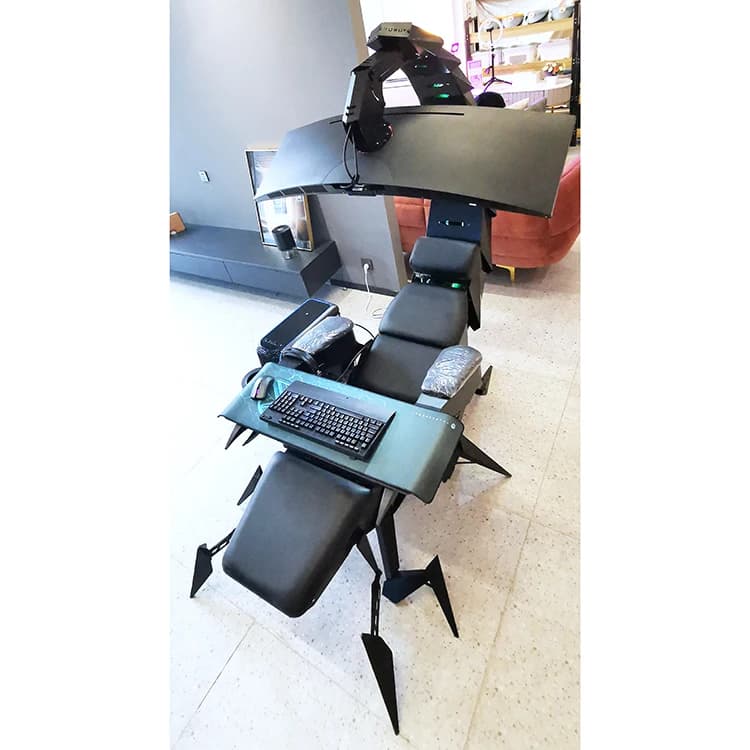 Ergonomic Leather Multifunction Adjustable Iw-sk Rgb Gaming Chair Recliner Cluvens Scorpion Home Office Computer Cockpit