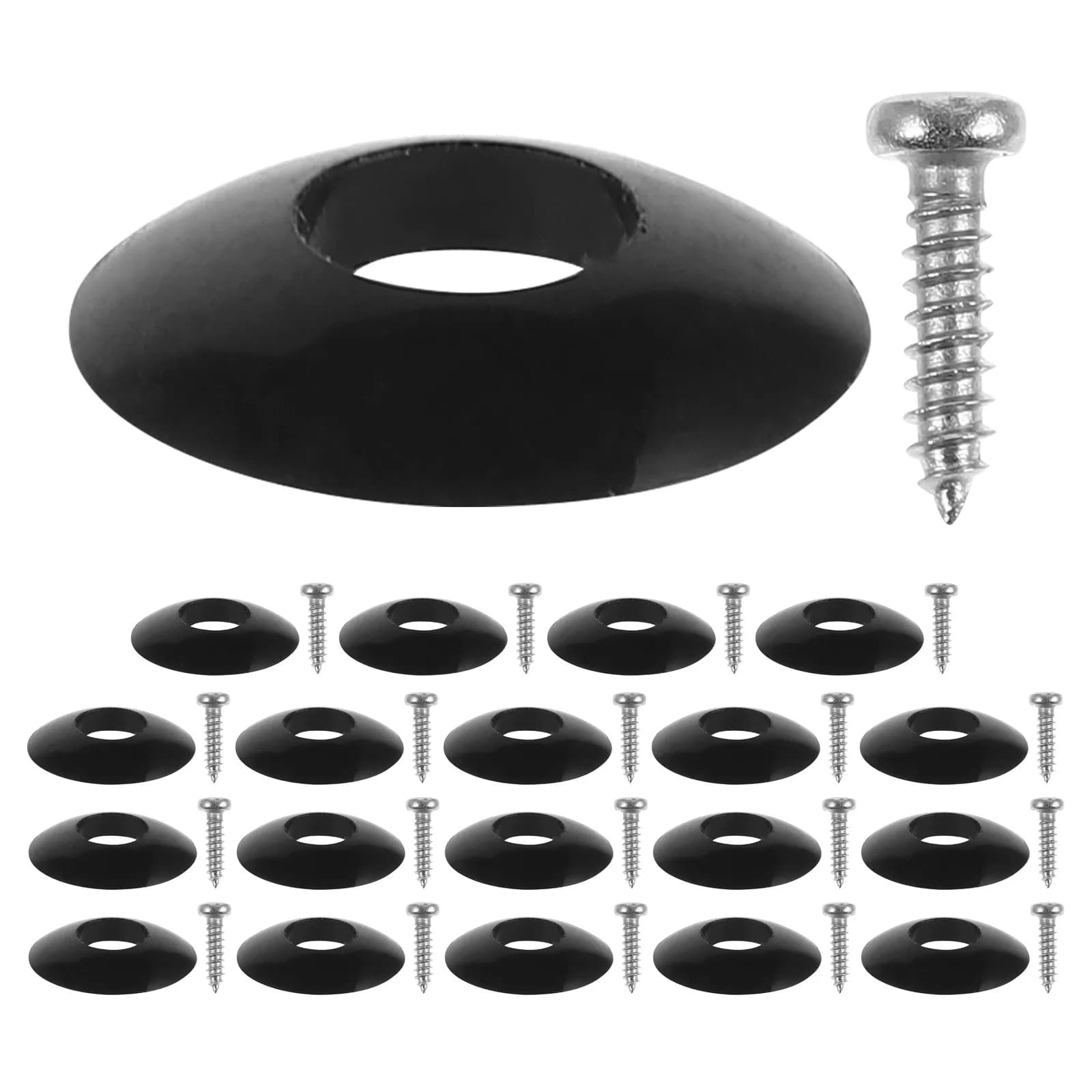 20Pcs Plastic Guitar Washers Acoustic Tuner Parts Replacement for Guitar Tuning Pegs Ukulele Tuners Stable Fixation